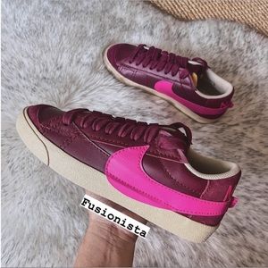 New 🍭 Rare Nike Blazer Jumbo Low Pink 9.5W